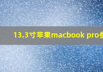 13.3寸苹果macbook pro参数